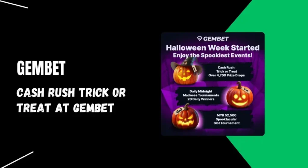 cash rush trick or treat at gembet